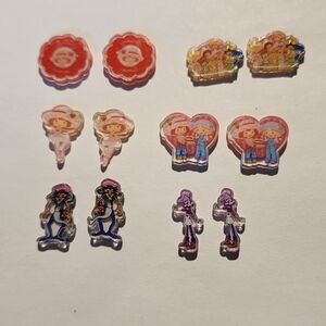 Acrylic Flatback Strawberry 2cm Earrings Charms Focal‎ Bead Badge Clip Jewelry